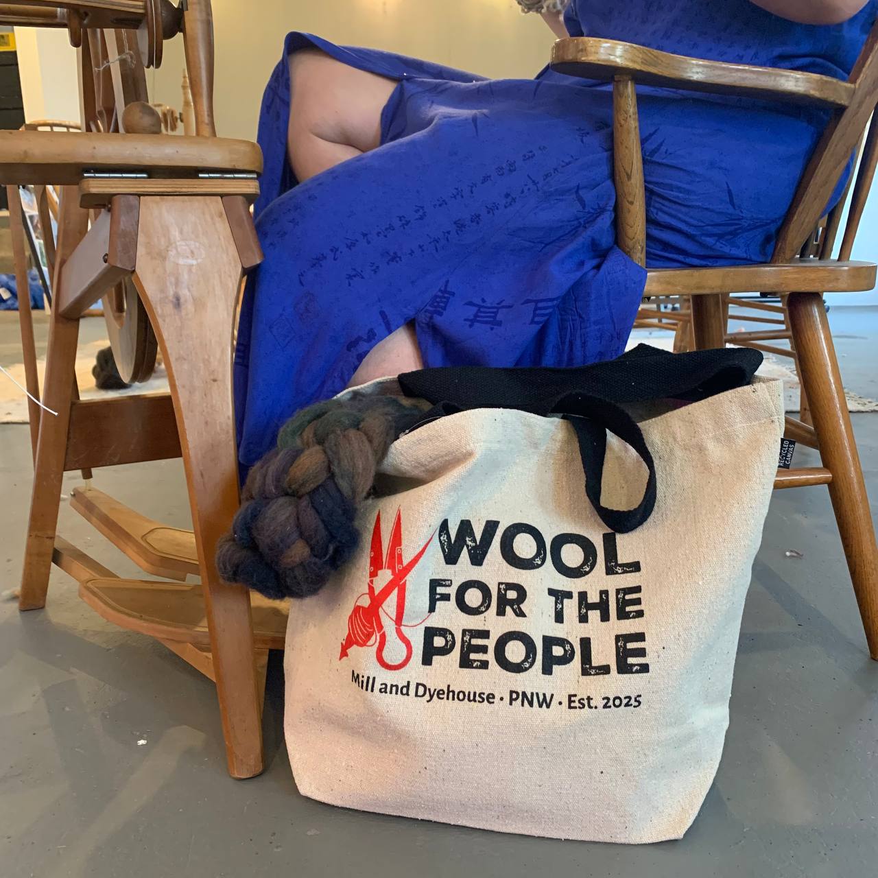 Wool for the People Canvas Tote