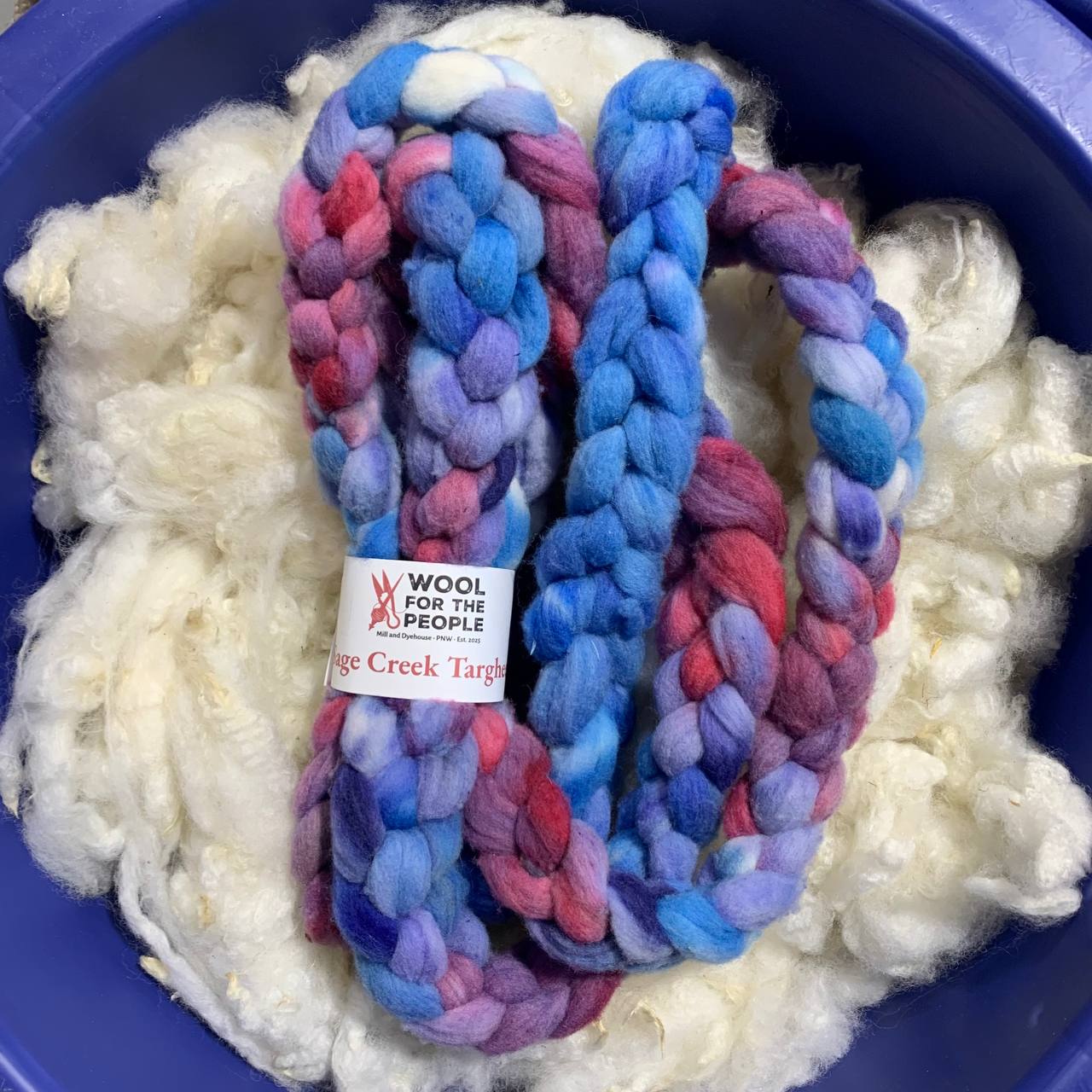 Mill Drawn Roving: Sage Creek Targhee