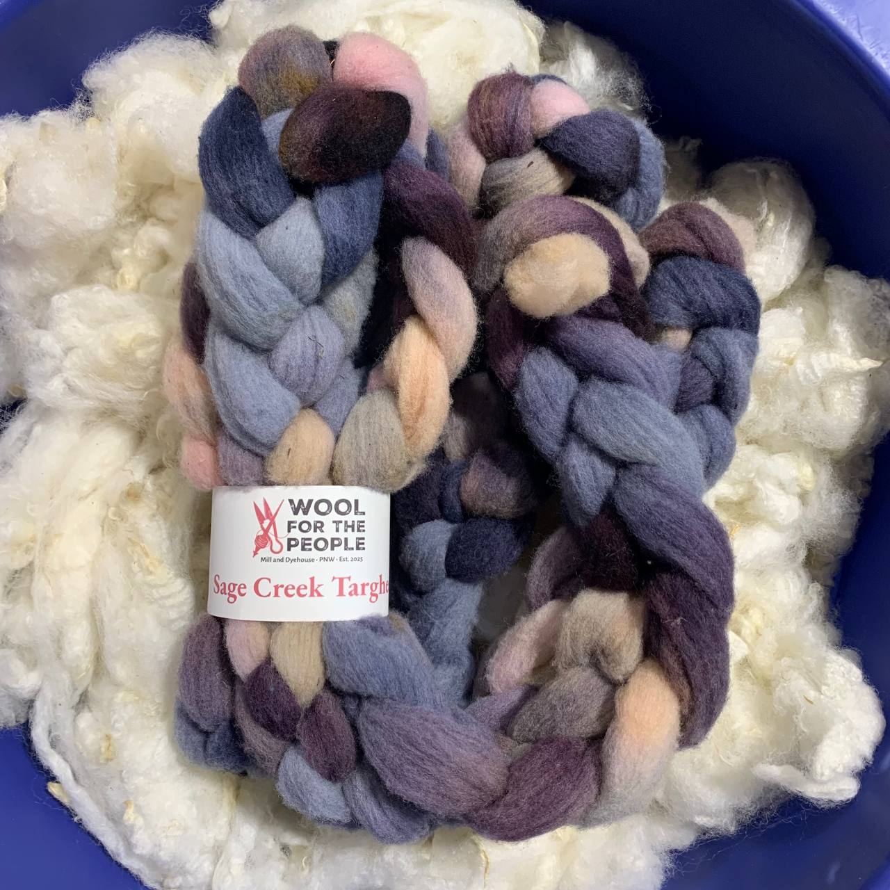 Mill Drawn Roving: Sage Creek Targhee
