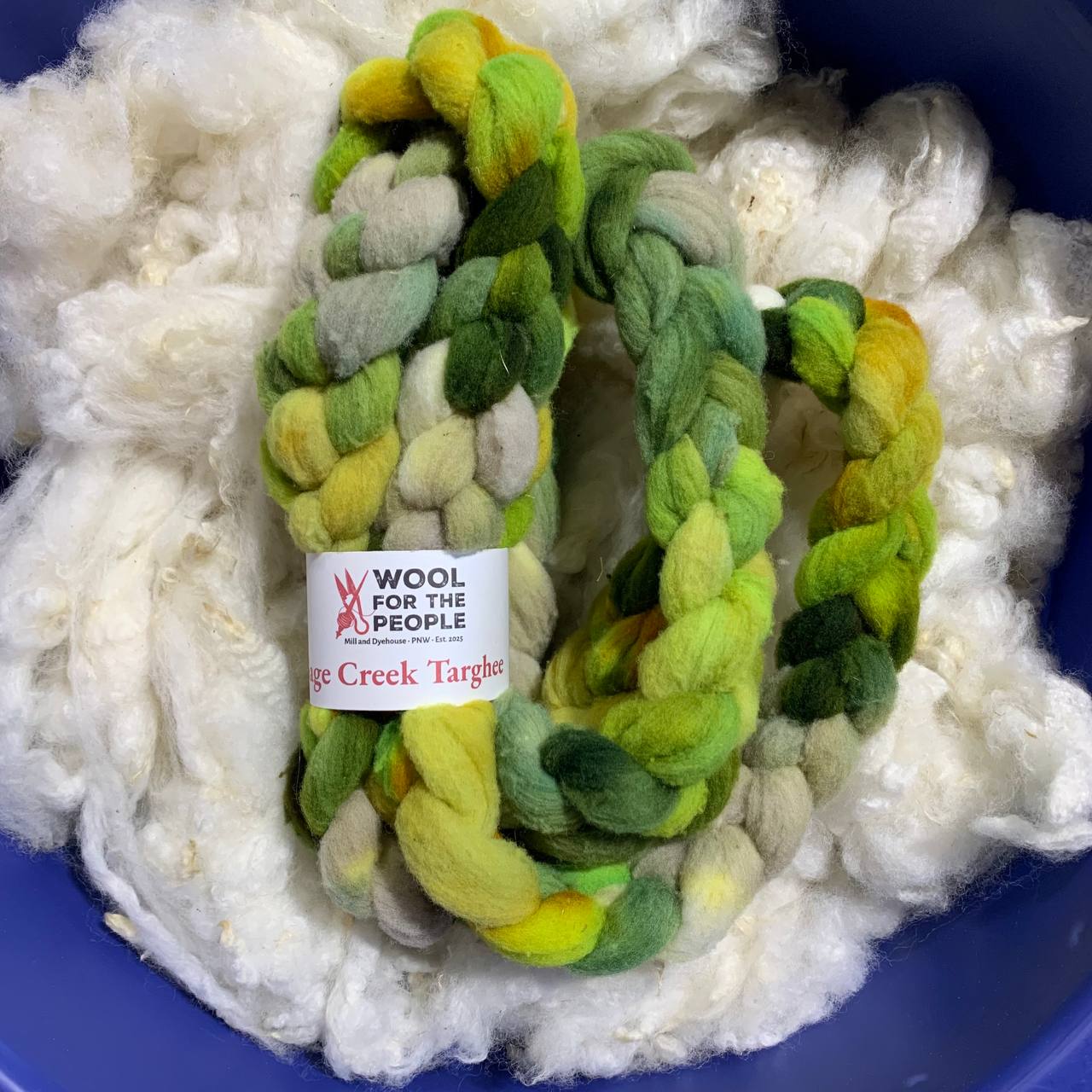 Mill Drawn Roving: Sage Creek Targhee