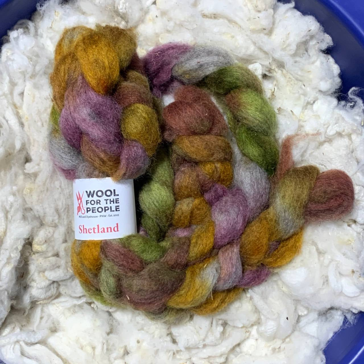 Mill Drawn Roving: Shetland