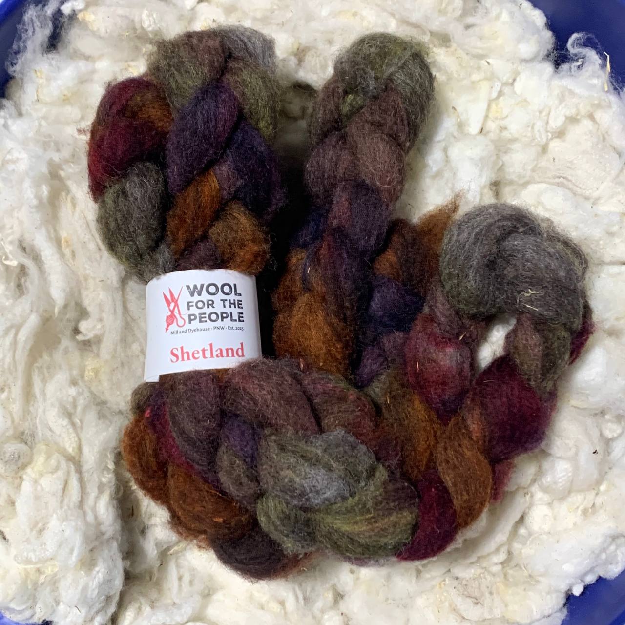Mill Drawn Roving: Shetland