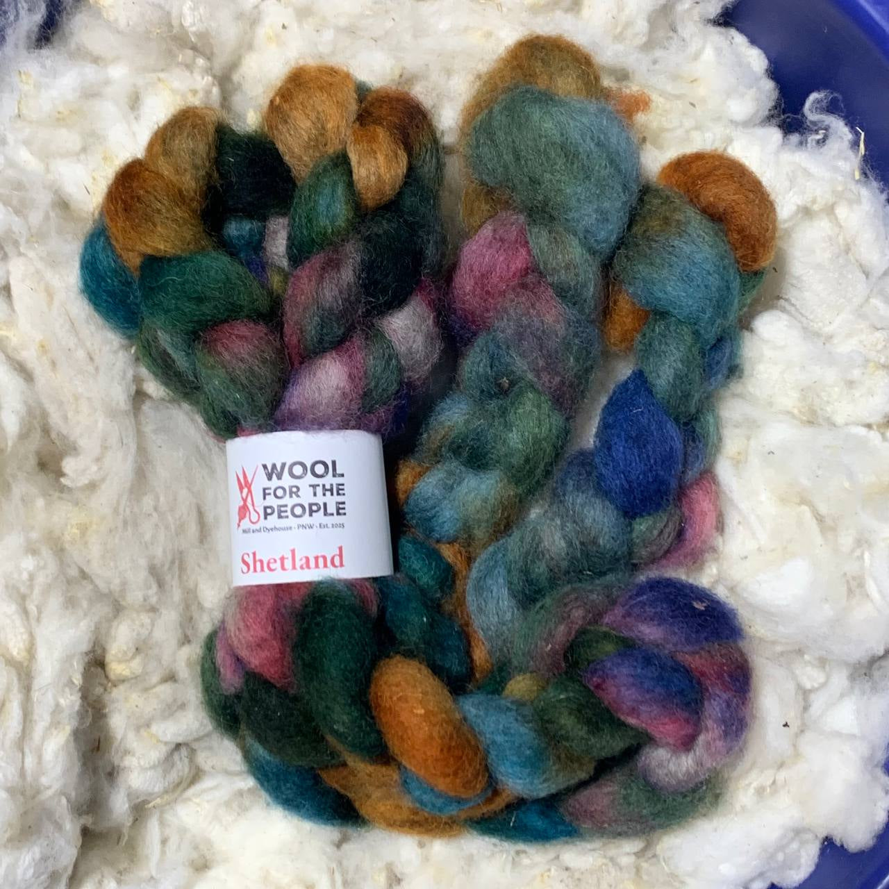 Mill Drawn Roving: Shetland
