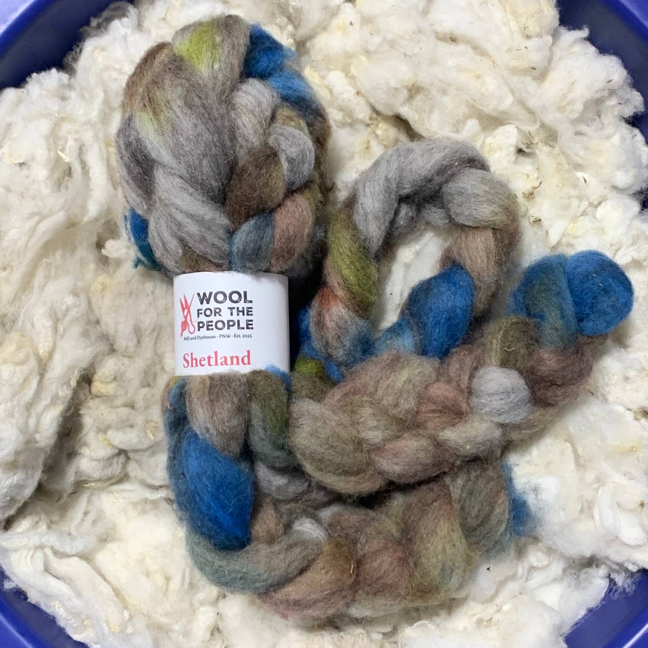 Mill Drawn Roving: Shetland