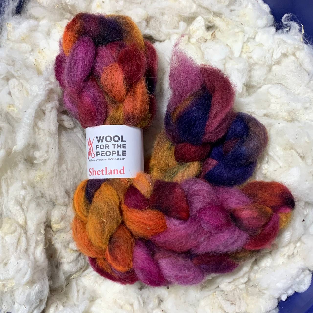 Mill Drawn Roving: Shetland
