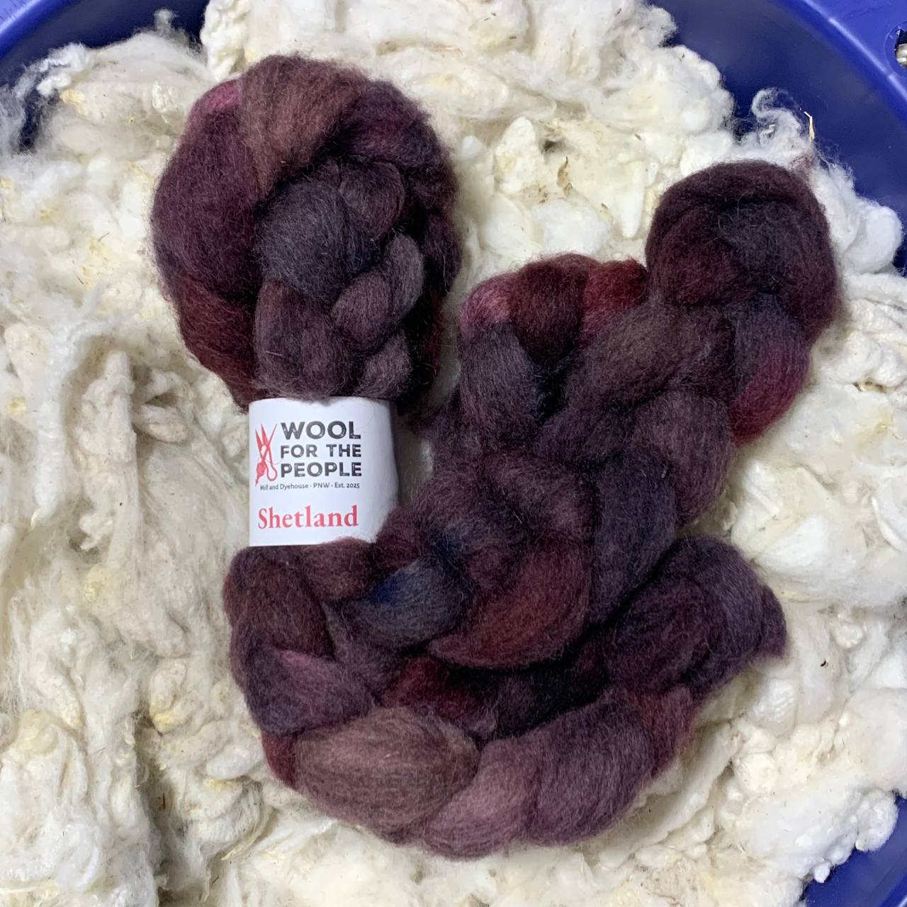 Mill Drawn Roving: Shetland