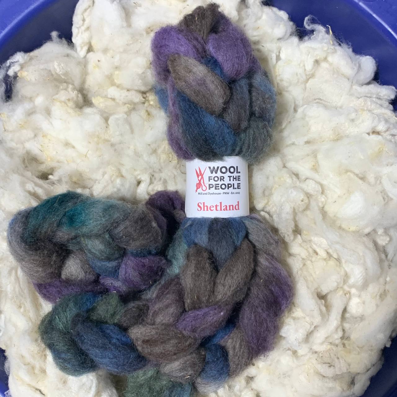 Mill Drawn Roving: Shetland