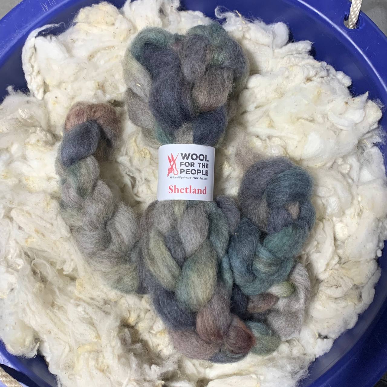 Mill Drawn Roving: Shetland