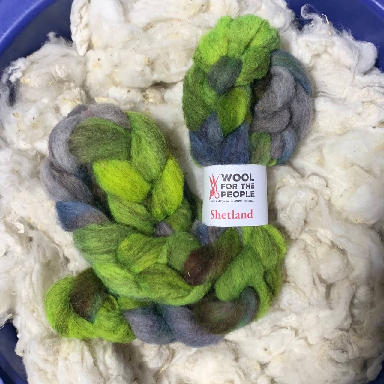 Mill Drawn Roving: Shetland