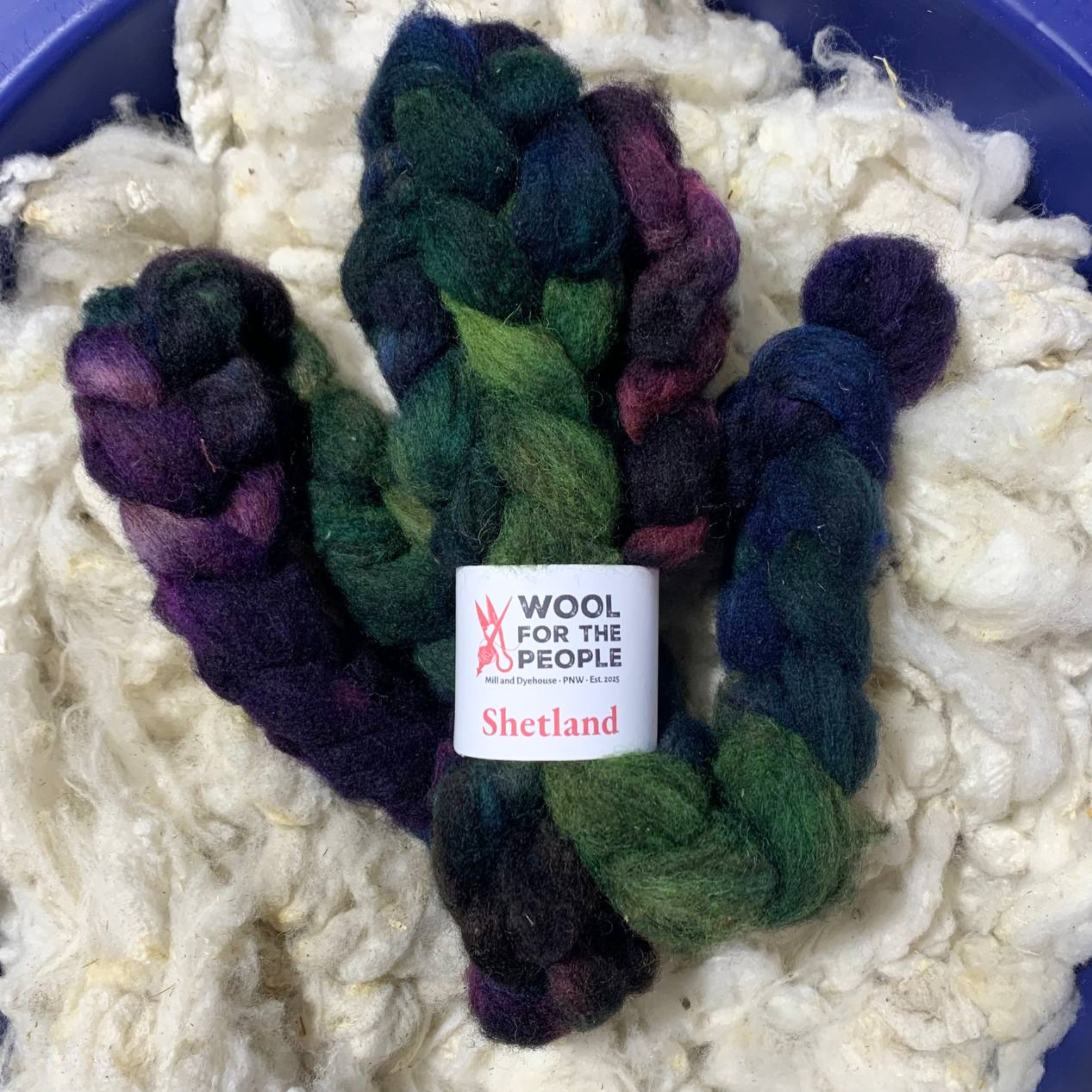 Mill Drawn Roving: Shetland