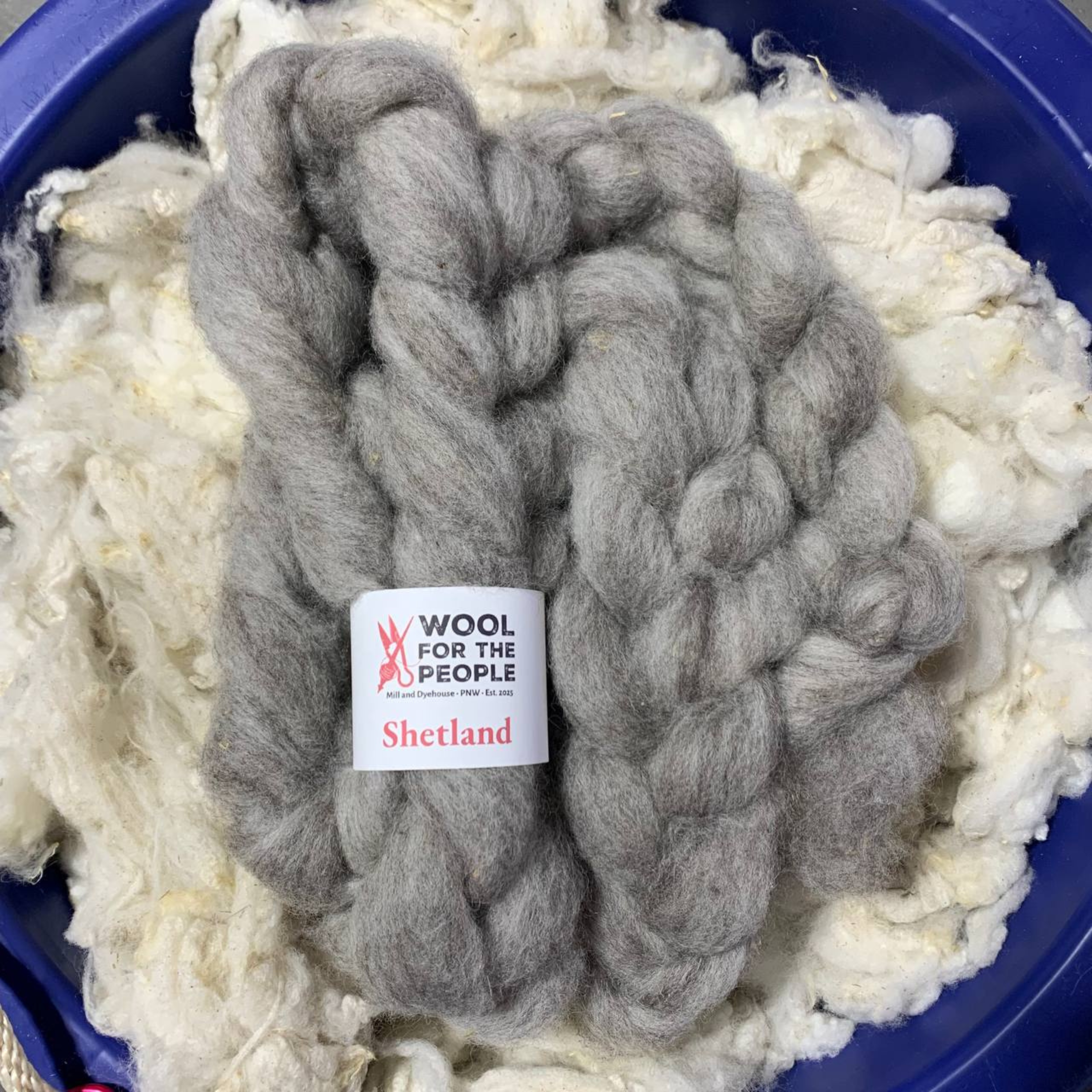 Mill Drawn Roving: Shetland