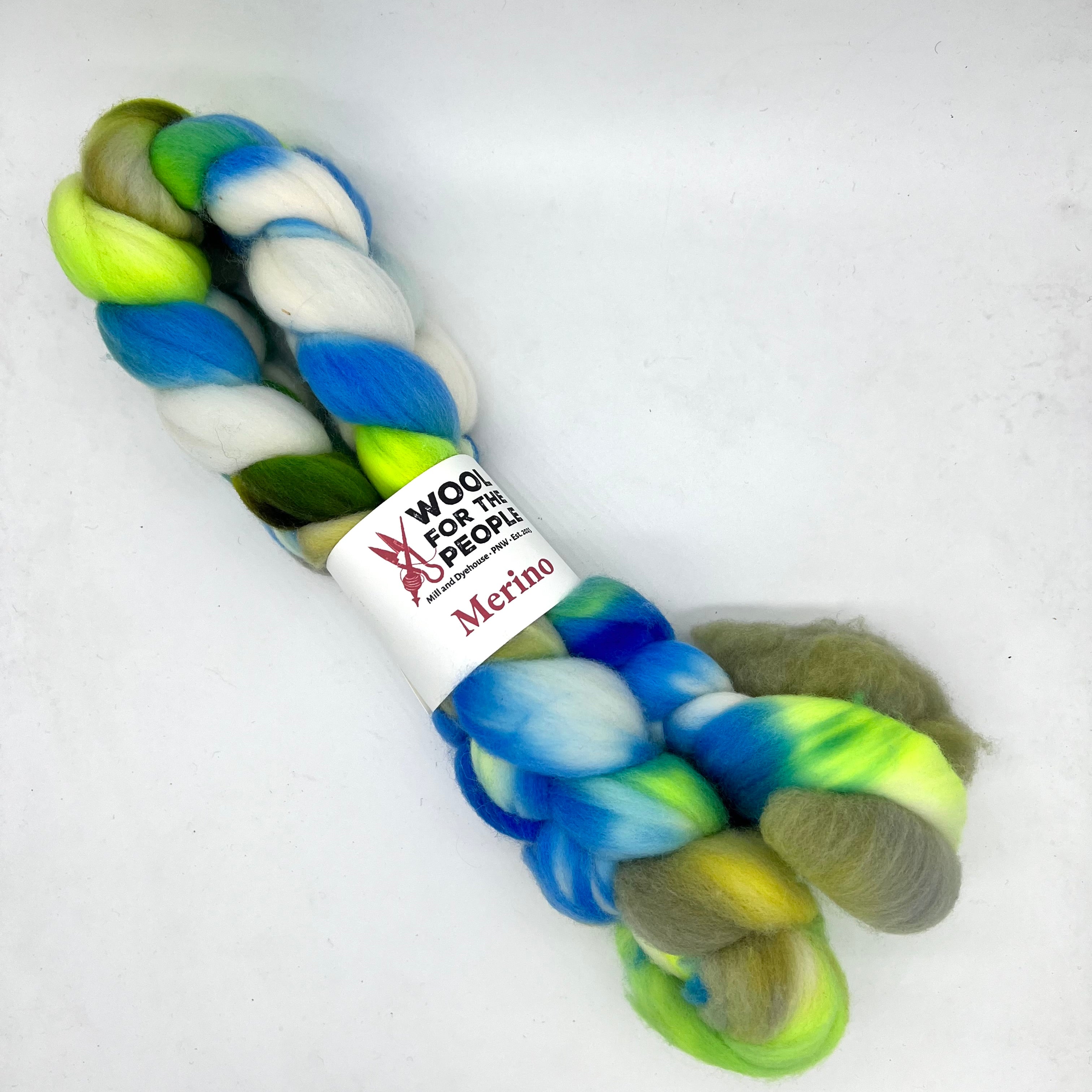 Merino: Hand Dyed Combed Top