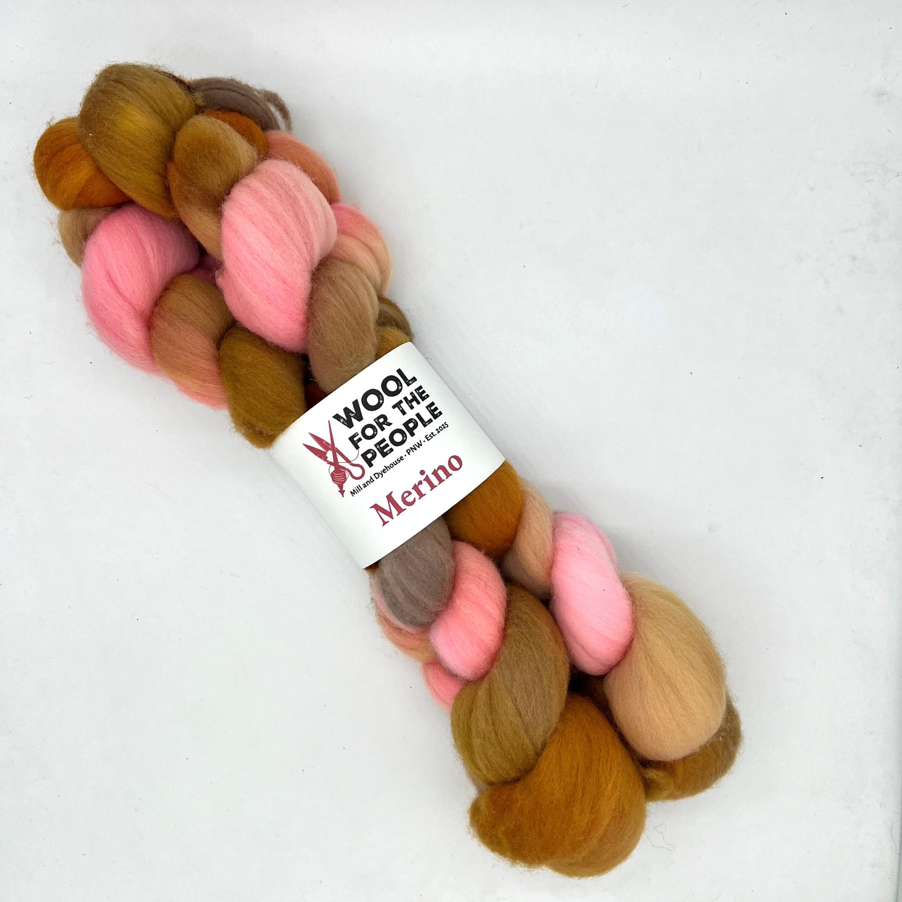 Merino: Hand Dyed Combed Top