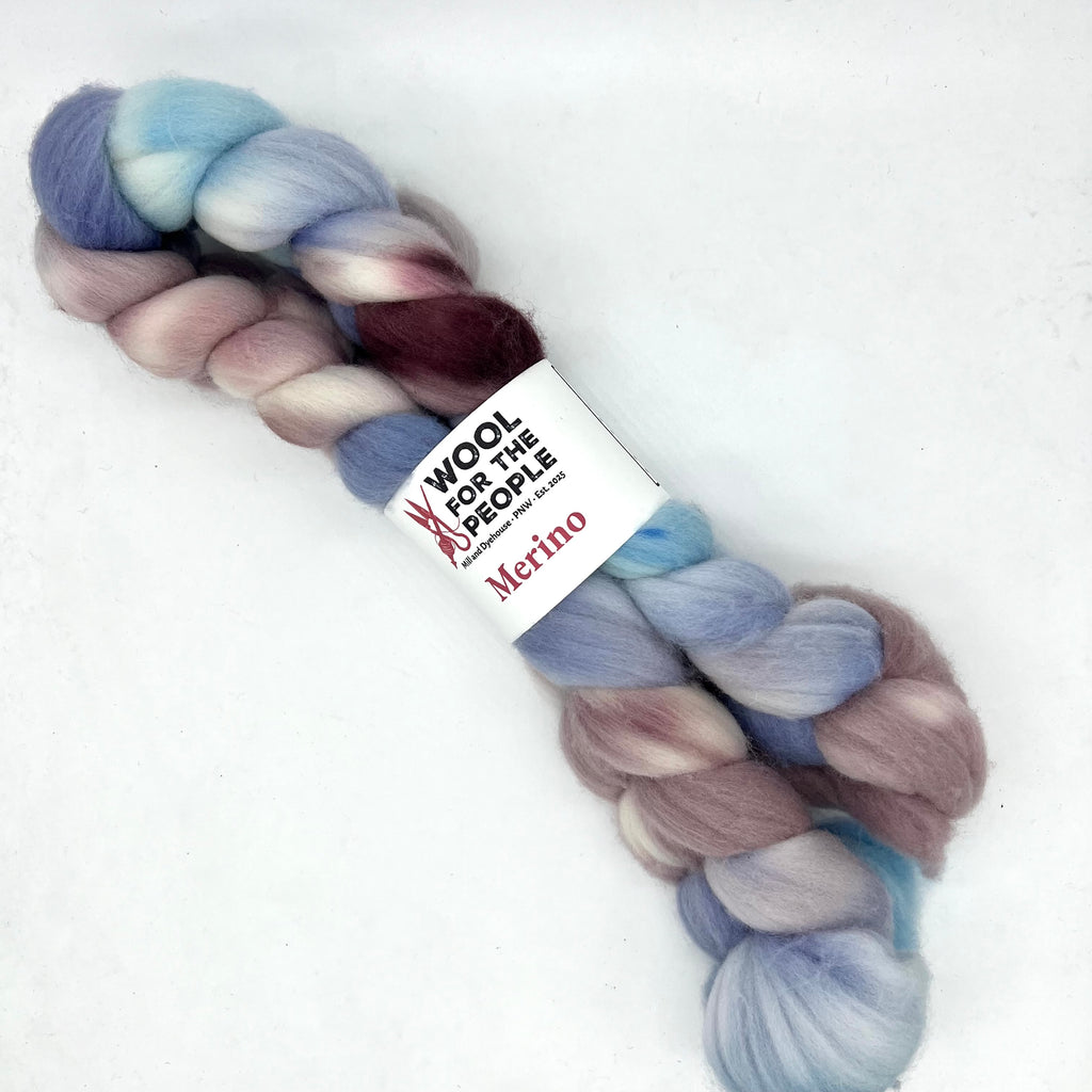 Merino: Hand Dyed Combed Top