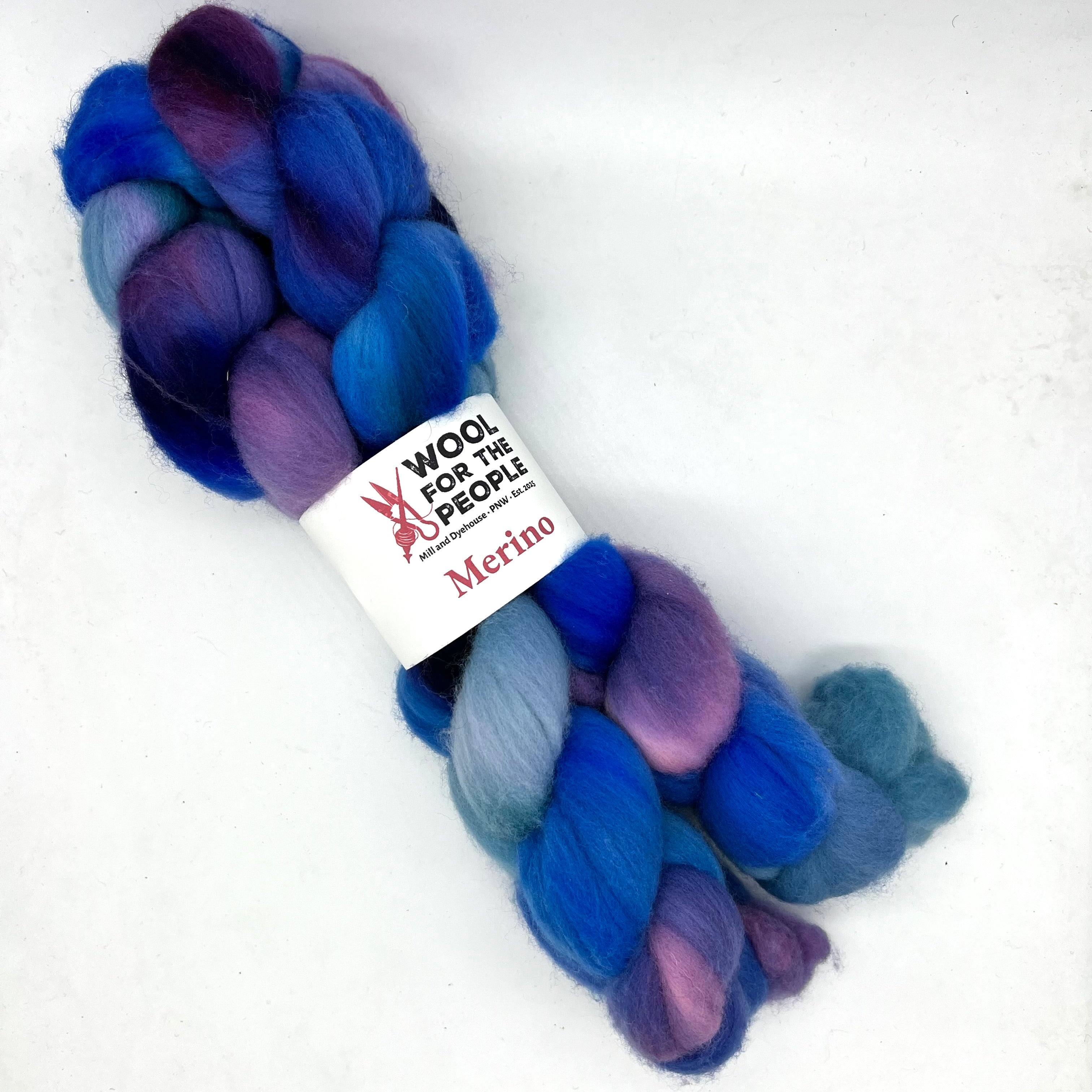 Merino: Hand Dyed Combed Top