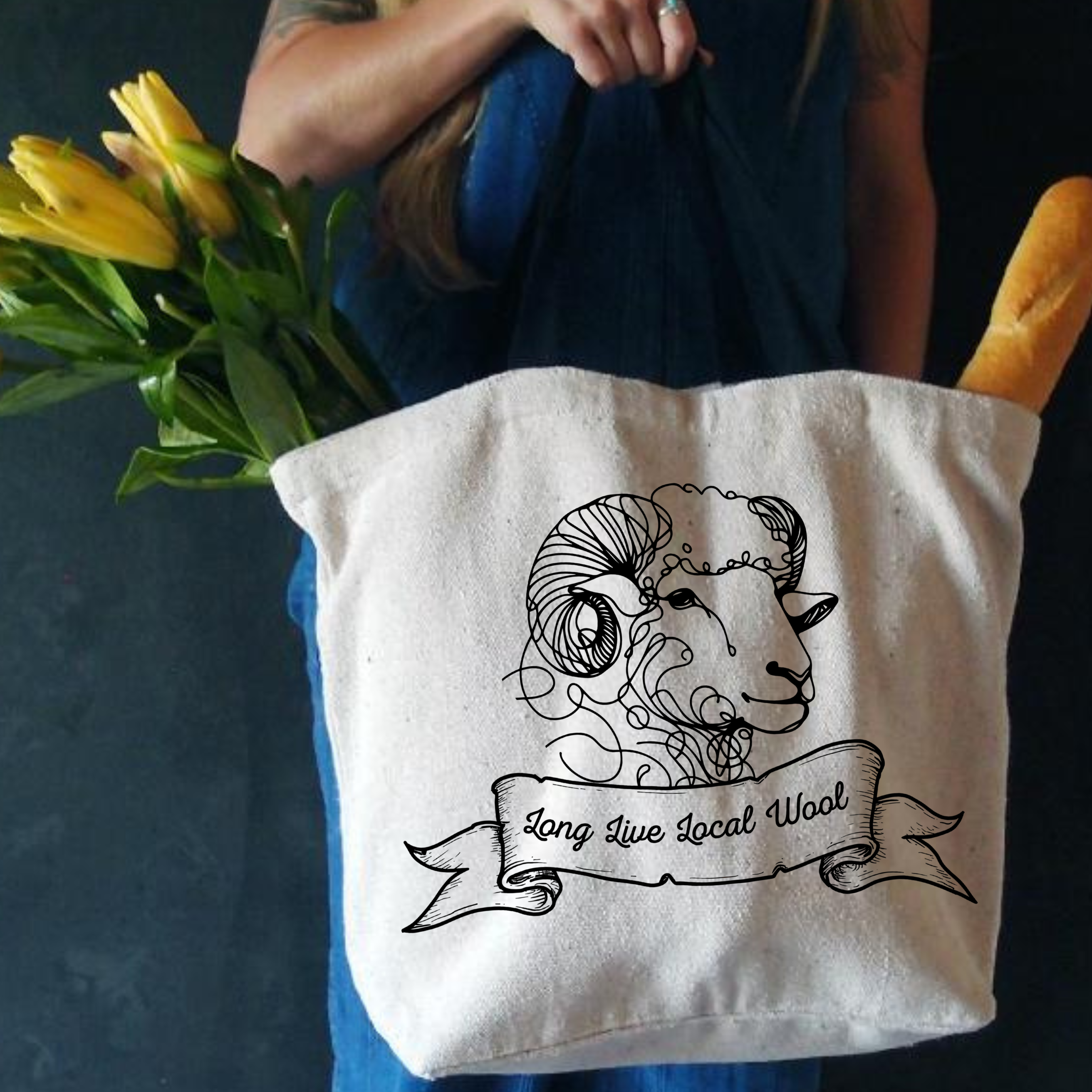 Long Live Local Wool Canvas Tote Pre-Order!