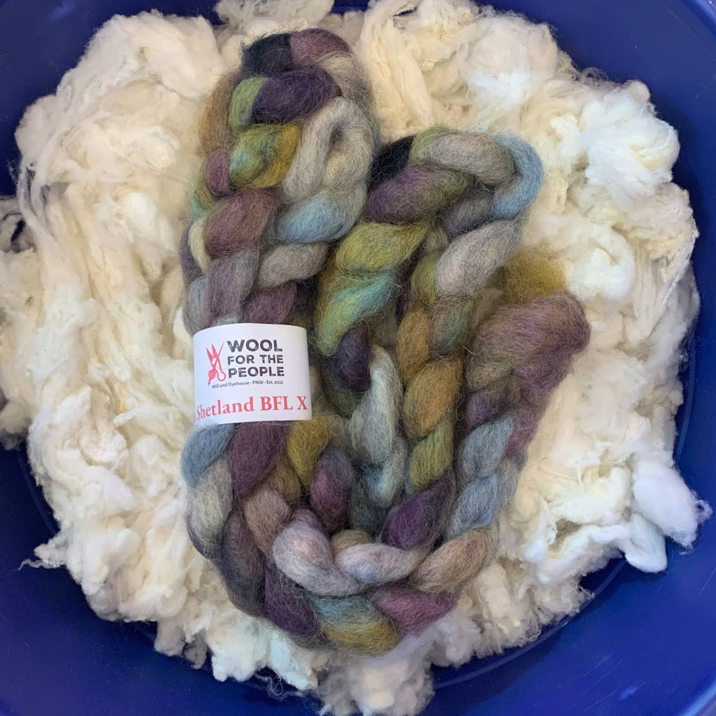 Shetland BFL X Roving
