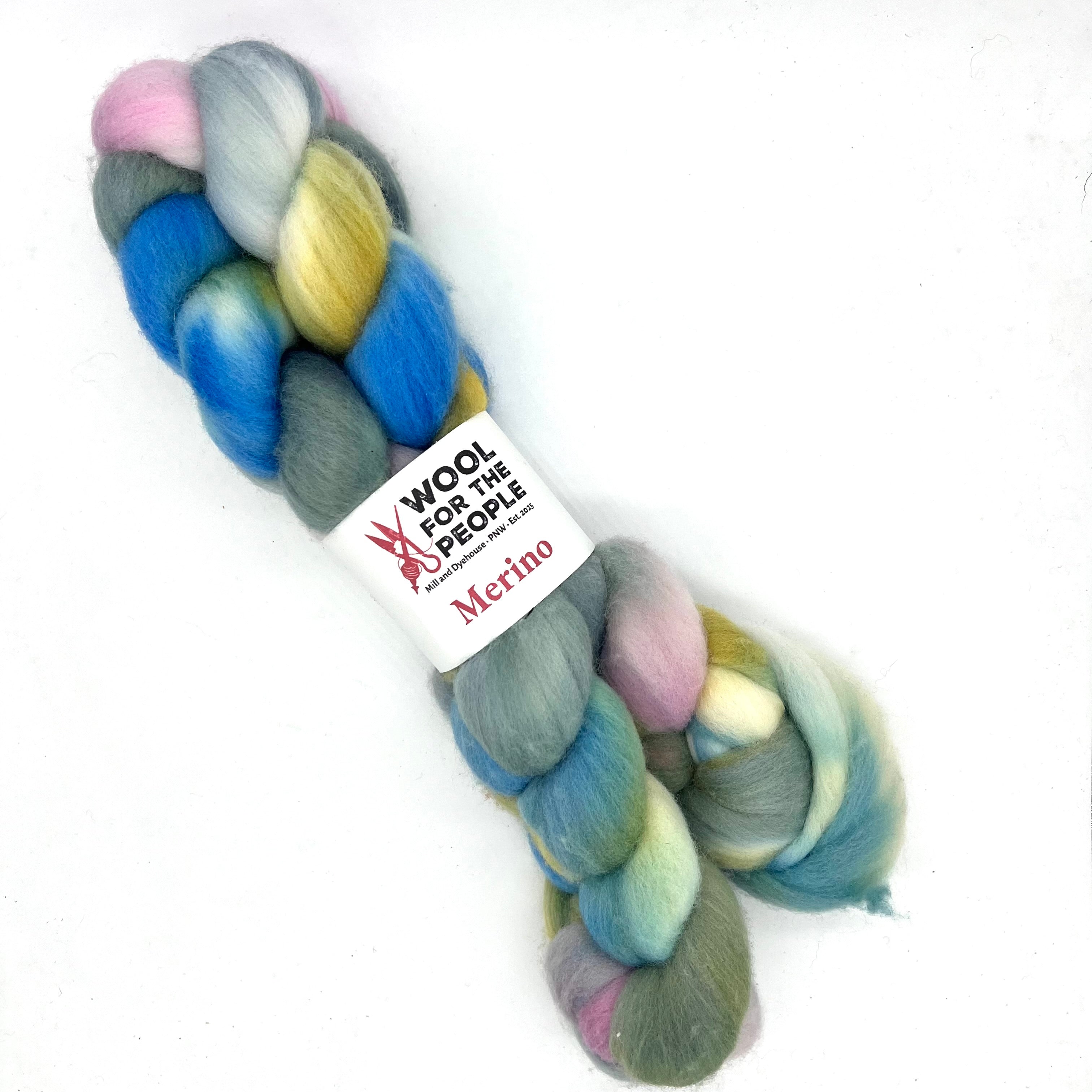 Merino: Hand Dyed Combed Top
