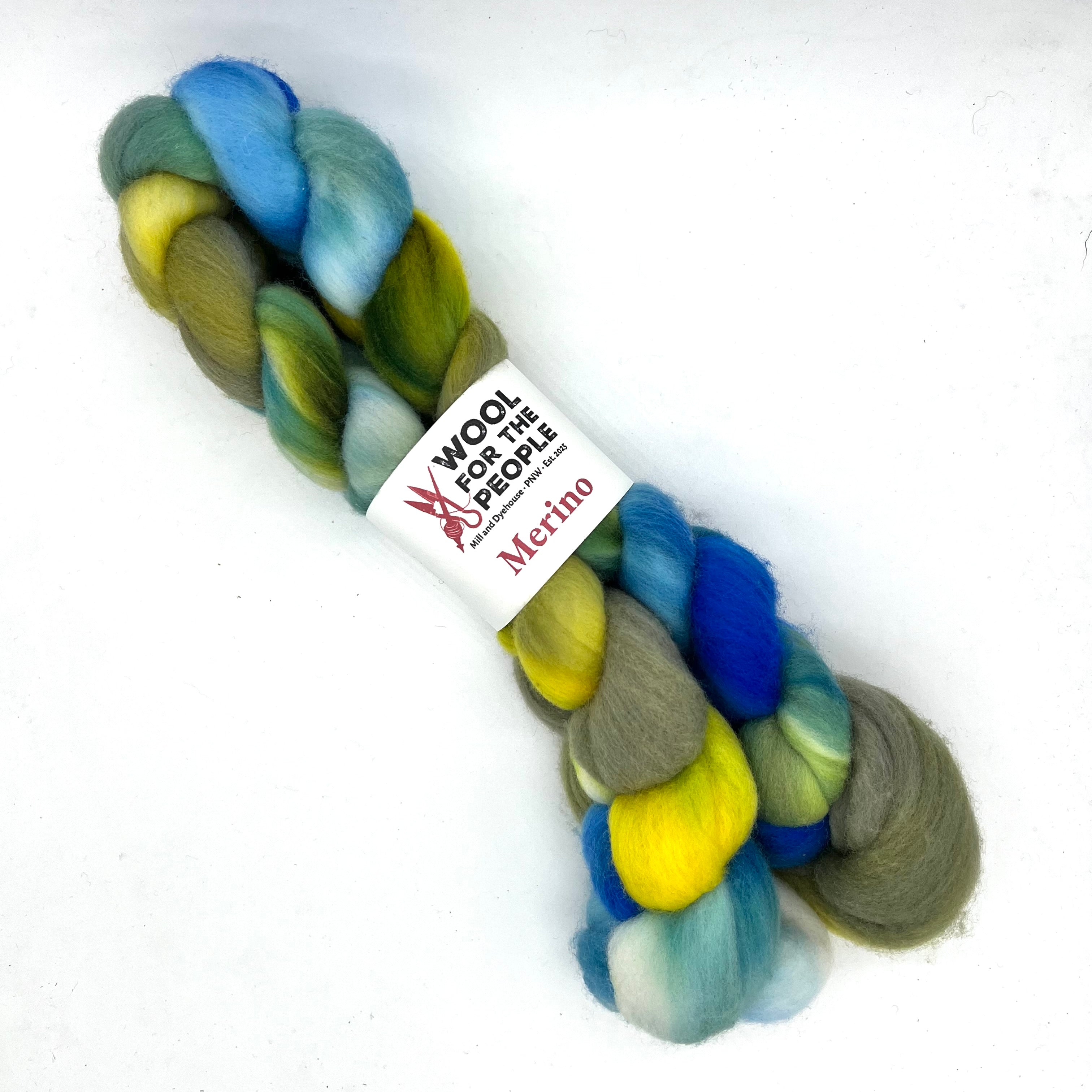 Merino: Hand Dyed Combed Top