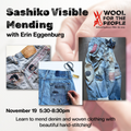 Sashiko Visible Mending ~ November 20th