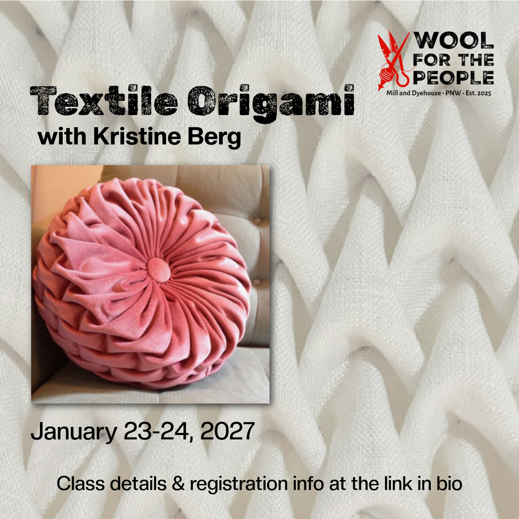 Textile Origami ~ January 23rd & 24th