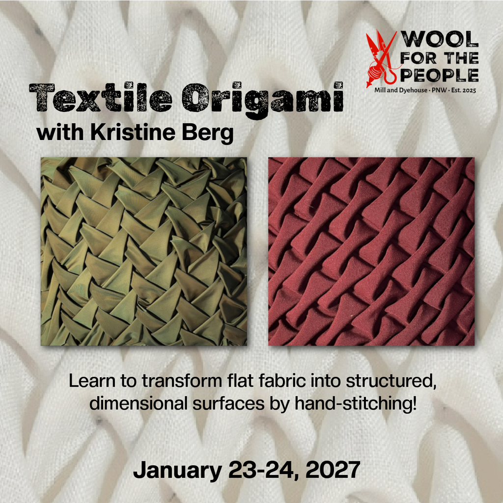 Textile Origami ~ January 23rd & 24th